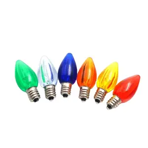 Multicolor c7 e12 led bulb lights for christmas tree