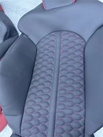 Kit de revêtement en cuir avant pour sièges de voiture modifiés, compatible avec tous les modèles Audi (ancien modèle RS)