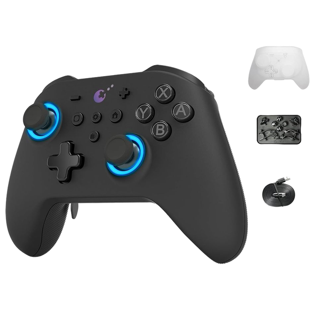 Gulikit KK3 Max Wireless for Switch Controller Kingkong 3 Hall Effect Joysticks Triggers 1000Hz Polling Rate 4 Back Buttons