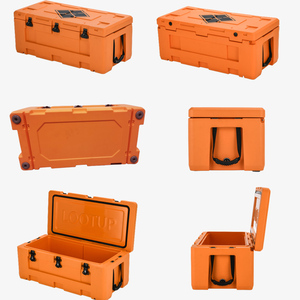 Boright 55QT Frigorifero Termico Rotostampato Rigido per Ghiaccio, Frigo Portatile Resistente Impermeabile con Ruote Opzionali per Campeggio Esterno - Product Image 2