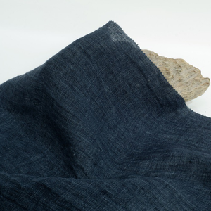 Tessuto in Lino Organico 100% Tinto in Filo di Alta Qualità, Traspirante, 138CM, 128gsm, Leggero e Lavato per Camicie Primavera-Estate - Product Image 2