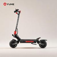 Trottinette électrique YUME 60v Raptor2, nouvelle trottinette pliable à deux roues, grandes roues de 11 pouces, deux moteurs de 250W, numérique, 150 kg