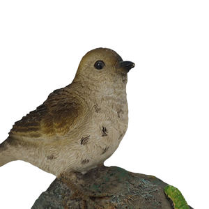 Oem Unieke Hars Vogel Standbeeld Bewegingssensor Tuin Beeldje Kunstmatig Beeldhouwwerk Voor Tuinbeeld Hars Ambacht - Product Image 5