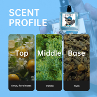 Parfum aux phéromones pour homme 50 ml, longue tenue, senteur agrumes, fleurs, plantes, musc, eau de parfum, spray pour usage quotidien et soirées