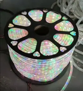 色を変えるLEDネオンロープライト