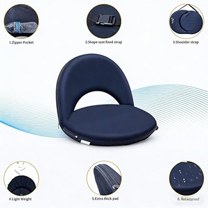 Asiento Profesional Acolchado para Estadio con Soporte Ergonómico para la Espalda, Ideal para Gradas y Eventos Deportivos Prolongados - Product Image 3