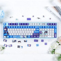 Blue Archive Hayase Yuuka 131 Keycaps PBT Cherry Profile Keycaps pour clavier mécanique, personnalisation de jeux