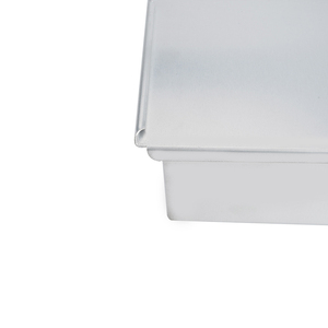 Bandeja para <span class=keywords><strong>pan</strong></span> antiadherente de aluminio de 160x94x77mm, 250g con tapa, bandeja para hornear <span class=keywords><strong>pan</strong></span>/caja para tostadas de estaño - Product Image 6