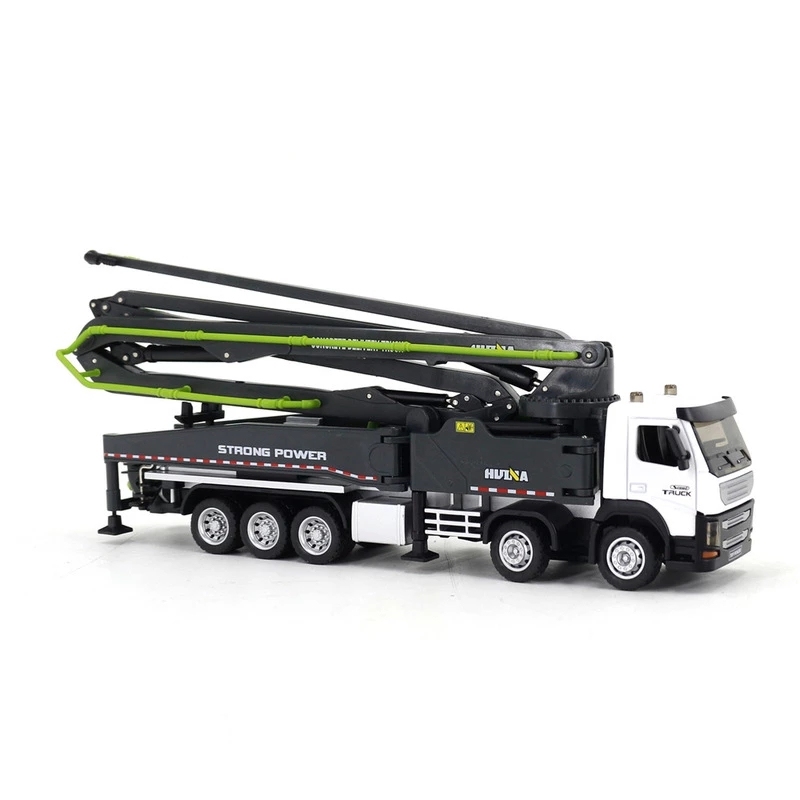Huina 1709 Static Metal Cement Pump Truck - 1:50 Diecast