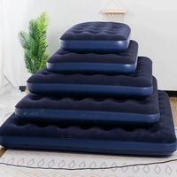 Matelas Gonflable Compact Moderne en PVC Floqué Multi-tailles - Léger, 0,58 mm d'épaisseur, Soutien Optimal, Gain de Place, Usage Unique pour Camping, Maison, Parc