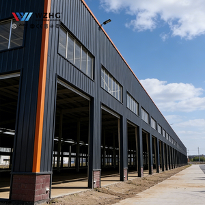 Usine de fabrication professionnelle de pointe, structure en acier galvanisé à chaud, construction de charpente métallique résistante aux tremblements de terre - Product Image 1