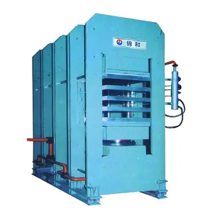 Frame type hot press for rubber, tire and caterpillar tread