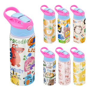 Borraccia <span class=keywords><strong>per</strong></span> Bambini in Alluminio Bianco <span class=keywords><strong>per</strong></span> Sublimazione, con Coperchio Colorato, 60 Pezzi <span class=keywords><strong>per</strong></span> Cartone - Product Image 5