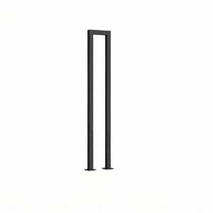 Rampe d'escalier en fer en forme de U, noire, minimaliste, moderne, clôture intérieure pour maison et grenier - Product Image 1