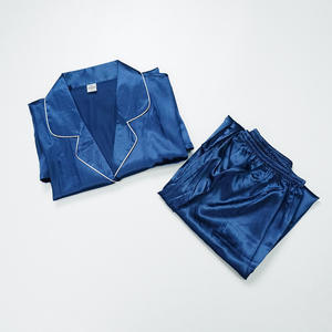 Venta al por mayor de pijamas de alta calidad, superventas azul, cómodo y usable en casa, de lujo ligero y pijamas de mujer de gama alta - Product Image 6