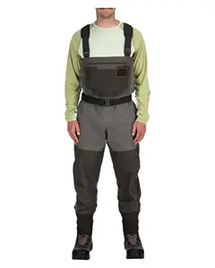 Camo Fishing Wear Stockingfoot Guide Waders Chest Wader Waterproof 3-layer Men's Fishing Pants