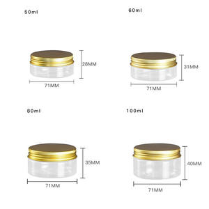 Luxuriöse Kosmetik-PET-Dosen & -Flaschen zum Fabrikpreis, recycelbar, mit Aluminium-Schraubverschluss, auslaufsicher, anpassbar - Product Image 5