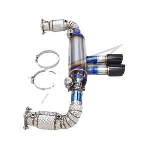 Système d'échappement OEM en titane avec catalyseur et section arrière pour 991/991.2 2016-2018, améliorations avec soupape à commande par aspiration - Product Image 1