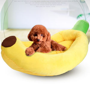 Cama para Perro de Diseño Suave y Adorable en Forma de Plátano, Venta al Por Mayor del Fabricante - Product Image 1
