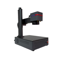 Machine de marquage laser à fibre 30W, nouvelle génération, avec positionnement par vision IA, gravure laser 3D sur surfaces courbes, métal, acier inoxydable, codes QR et logos