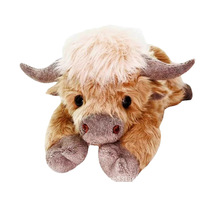 Peluche Vache des Highlands à Poils Longs - Nouveauté Best-Seller Transfrontalier en Polyester et Coton PP 31cm-50cm