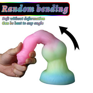 Flüssigsilikon Stark Saugend Weich Riesiger Alien Fluoreszierender <span class=keywords><strong>Dildo</strong></span> Anales Spielzeug Gigantischer Monster-<span class=keywords><strong>Dildo</strong></span> - Product Image 5