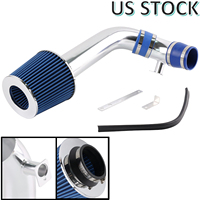 Carreras para 2003-07 Accord LX/EX/SE 3.0L V6 Acura 3,2 3.5L Kit de inducción de entrada de aire frío + filtro azul