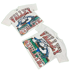 Camisetas Extra Grandes para Hombre, Impresión Digital Personalizada, 100% Algodón, Alto Gramaje, Transpirables, Cuello Redondo, Precio Bajo, Venta al Por Mayor, Envío Inmediato - Product Image 1