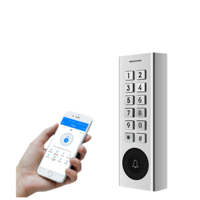 Contrôle d'accès intelligent autonome étanche TTlock avec clavier numérique métallique Bluetooth/Wi-Fi et carte de proximité