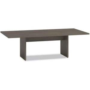 Alera Contemporary - Tablero de Mesa de Conferencia Rectangular de Nogal de 96 Pulgadas de Ancho, 96w X 48d X 1.5h, Diseño Moderno de Acero Ajustable para Hoteles - Product Image 4