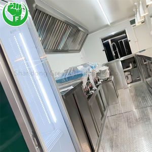 รถขายอาหารมีอุปกรณ์ครบครันสำหรับร้านอาหารฟาสต์ฟู้ดมือถือเสิร์ฟไอศกรีมกาแฟฟองเบอร์เกอร์ชาพิซซ่าขนมทำข้าวโพด - Product Image 5