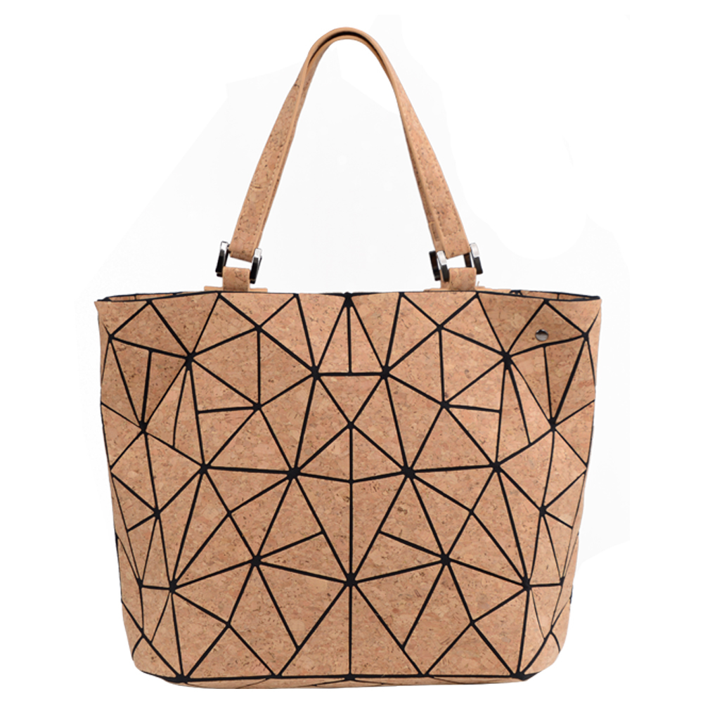 Bark Folding Geometric Large Capacity Waterproof Two Straps
