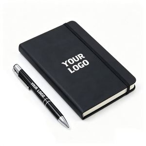 XDH612 Carnet de notes en PU personnalisable avec logo, impression de marque, cahiers scolaires promotionnels, carnet en cuir personnalisé A5 - Product Image 1