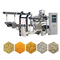 100-1000kgh Offre Spéciale ligne de production de riz enrichi extrudeuse de riz artificiel automatique équipement FRK Machine à riz doré