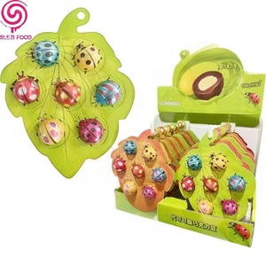 Bonbons au chocolat compoés de coccinelles à sept étoiles, confiture, biscuits au lait croustillants, collations pour enfants, boîte de jouets, emballage, haute teneur en beurre de cacao - Product Image 2