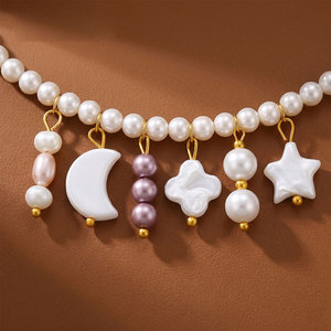 Joyería de Lujo Personalizada, Chapada en Oro de 14k y 18k, Acero Inoxidable 316L, Dijes de Perlas para Pulseras y Collares, Fabricación de Joyería - Product Image 3