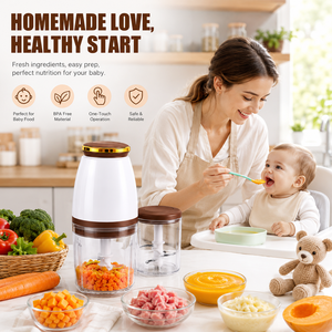 <span class=keywords><strong>Mini</strong></span> <span class=keywords><strong>hachoir</strong></span> électrique à capsules avec 4 lames en acier inoxydable, <span class=keywords><strong>hachoir</strong></span> à viande et à ail portable, coupe-légumes, prise EU - Product Image 4