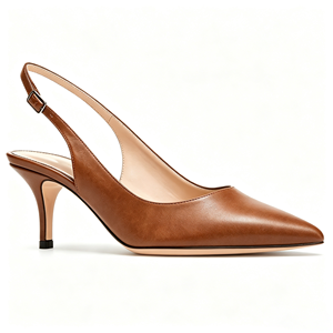 Escarpins à talons aiguilles pour femmes grandes tailles, à bout pointu, à enfiler, avec bride cheville, talons fins de 6 cm, chaussures de soirée pour l'été et l'automne - Product Image 2