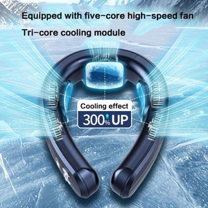7000mAh ricaricabile personale Mini semiconduttore refrigerazione appesa ventola per collo <span class=keywords><strong>portatile</strong></span> di <span class=keywords><strong>raffreddamento</strong></span> e riscaldamento del collo - Product Image 4