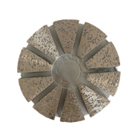 Outil abrasif rond chinois de 4 pouces, disque de meulage plat à 10 segments, meule diamantée pour béton, outils pour machine à meuler le sol
