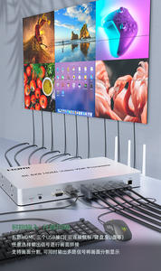 ตัวควบคุมวิดีโอวอลล์ <span class=keywords><strong>HDMI</strong></span> 4K 5 ทาง พร้อมพอร์ต USB 3.0 สำหรับต่อจอภาพหลายจอ รองรับการต่อแบบ 2x2 2x3 <span class=keywords><strong>2x4</strong></span> 3x3 1x5 พร้อมฟังก์ชัน PIP หมุน และเลื่อน รองรับการเชื่อมต่อผ่าน RS232 - Product Image 3