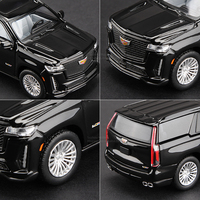 Massdi 1/64 Land Cruiser LC300 A8L Lexus IS300 Suburban Escalade Crown Modèle de voiture en alliage moulé sous pression, véhicule de collection, jouet