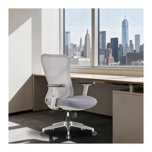 Chaise <span class=keywords><strong>de</strong></span> <span class=keywords><strong>bureau</strong></span> <span class=keywords><strong>ergonomique</strong></span> en maille avec verrouillage d'inclinaison réglable et base en acier pour <span class=keywords><strong>achat</strong></span> commercial en gros - Product Image 1