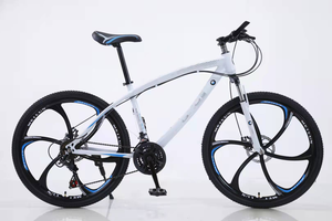 Vélo de montagne tout-terrain pour adultes, 26 pouces, système de dérailleur 21 vitesses, frein à disque, cadre antichoc, vélo d'extérieur avec bonus - Product Image 4