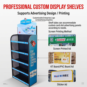 Rak <span class=keywords><strong>Display</strong></span> Logam untuk Ritel, Rak Lantai Bertingkat, Rak <span class=keywords><strong>Display</strong></span> Promosi untuk Perlengkapan Otomotif dan Toko Kelontong - Product Image 4