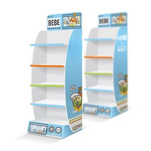 ชั้นวางแสดงสินค้าแบบตั้งพื้นทำจากโ<span class=keywords><strong>ฟ</strong></span>มบอร์ด PVC แบบกำหนดเองสำหรับอุปกรณ์เสริมโทรศัพท์มือถือในร้านค้าปลีก - Product Image 1