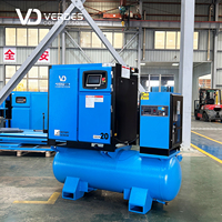 Compresseurs industriels VERDES 4 en 1 Compresseur à vis rotatif De Aire Machine 7,5kw 8 bar Compresseur à vis pour découpe laser