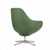 Fauteuil pivotant de luxe en PU/cuir véritable, finition personnalisable, design moderne, mousse à mémoire de forme pour chambre à coucher, appartement, hôtel, salon