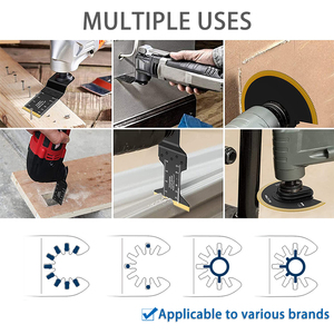 Phổ phát hành nhanh chóng dao động đa-công cụ Blades Titan dao động Multitool Saw Blade Set cho kim loại gỗ móng tay vít - Product Image 4