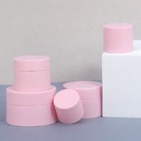 Pot cosmétique rond en PP personnalisable en couleur, conteneur en plastique vide pour crème pour les yeux, fond de teint, beurre corporel et emballage de produits de soin de la peau